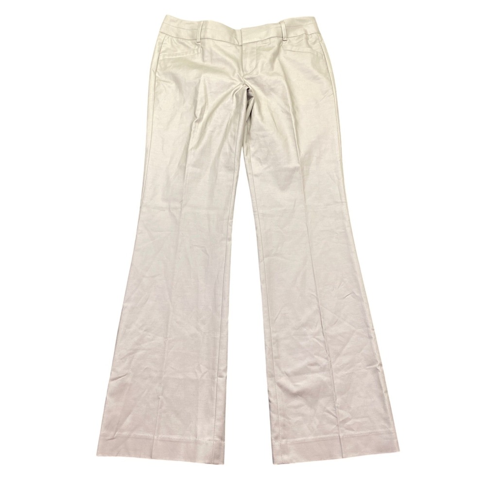 Banana Republic Ryan Fit Dress Pant Women 2S Khaki Tan Straight Leg Low Rise NWT